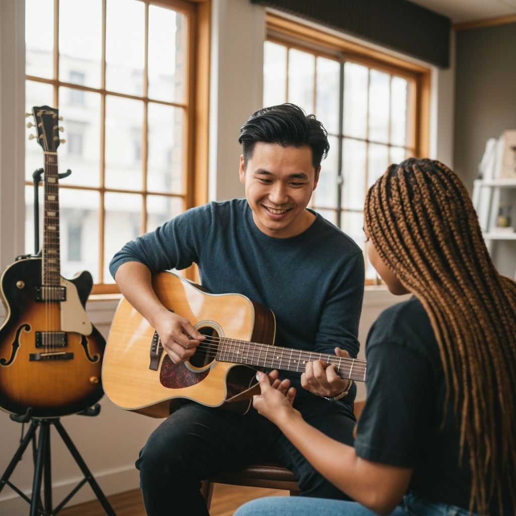 Cours de guitare à domicile
